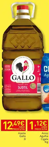 Recheio Azeite Gallo promoção