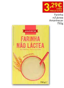 Recheio Farinha não láctea amanhecer promoção