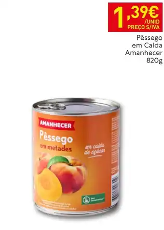 Recheio Pêssego em metades Amanhecer promoção