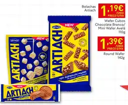 Recheio Artiach wafer cubos chocolate branco promoção