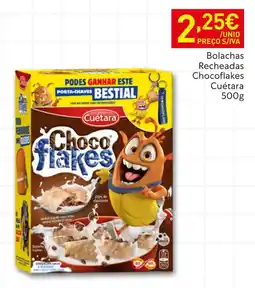 Recheio Choco flakes Cuétara promoção