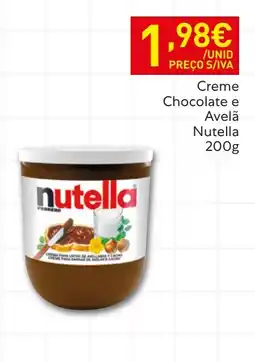 Recheio Creme Chocolate e Avelã Nutella promoção