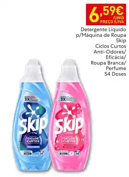Recheio Detergente Líquido p/Máquina de Roupa Skip promoção