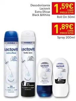 Recheio Desodorante Lactovit Extra Eficaz Black & White promoção