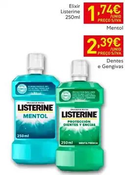 Recheio Listerine mentol promoção