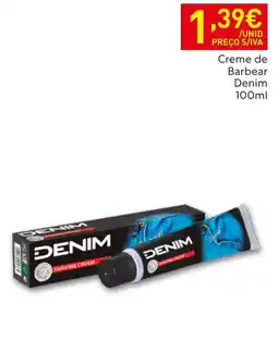 Recheio Denim creme de barbear promoção