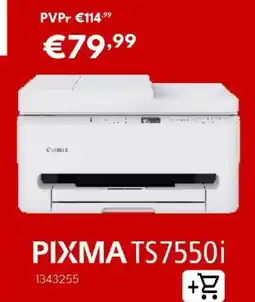 Radio Popular Canon pixma ts7550i promoção