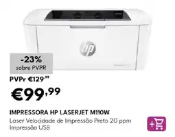 Radio Popular Impressora hp laserjet m110w promoção