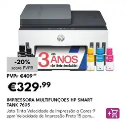 Radio Popular Impressora multifunções hp smart tank 7605 promoção