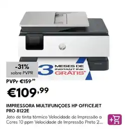 Radio Popular Impressora multifunções hp officejet pro 8122e promoção