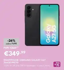 Radio Popular smartphone samsung galaxy a27 256gb preto promoção