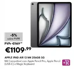 Radio Popular apple ipad air 13 m4 256gb sg promoção