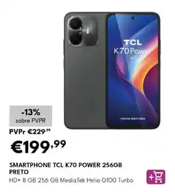 Radio Popular smartphone tcl k70 power 256gb preto promoção