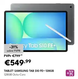 Radio Popular tablet samsung tab s10 fe+ 128gb promoção