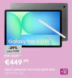 Radio Popular tablet samsung tab s10 fe 128gb gray promoção