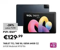 Radio Popular tablet tcl tab 10l gen4 64gb cz promoção