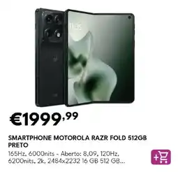 Radio Popular smartphone motorola razr fold 512gb preto promoção