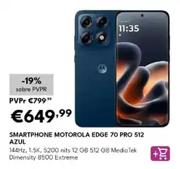 Radio Popular smartphone motorola edge 70 pro 512 azul promoção