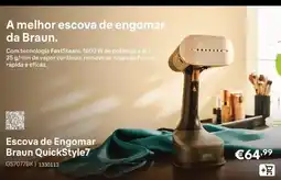 Radio Popular escova de engomar braun quickstyle7 promoção