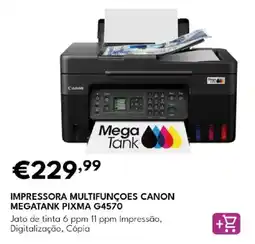 Radio Popular Impressora multifunções canon megatank pixma g4570 promoção