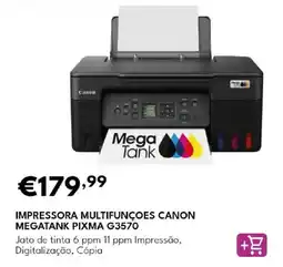 Radio Popular Impressora multifunções canon megatank pixma g3570 promoção