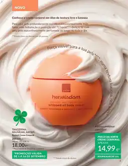 Avon Avon herwisdom Baobab Creme Corporal promoção