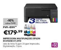 Radio Popular Impressora multifunções epson ecotank et-2910 promoção