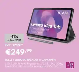 Radio Popular Tablet lenovo ideatab 11 capa+pen promoção