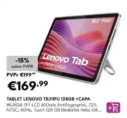 Radio Popular Tablet lenovo tb311fu 128gb +capa promoção