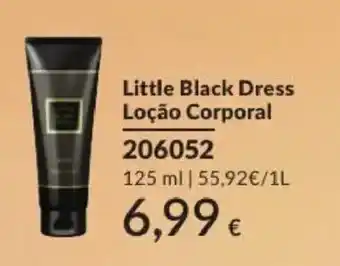 Little black dress loção corporal