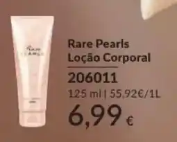 Avon Rare Pearls Loção Corporal promoção