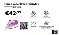 Radio Popular Ferro a vapor braun texstyle 3 promoção