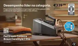 Radio Popular Ferro com Caldeira Braun CareStyle 7 Pro promoção