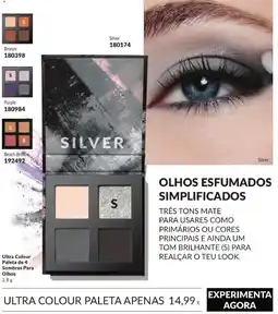 Avon ultra colour paleta de 4 sombras para olhos promoção