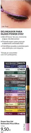 Avon Avon power stay gel delineador para olhos promoção