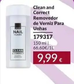 Avon Avon nail + care clean & correct removedor de verniz para unhas promoção