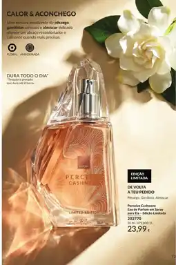 Avon Perceive Cashmere eau de parfum em spray para Ela - Edicao Limitada promoção
