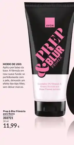 Avon Avon prep & blur primário para rosto promoção