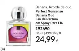 Avon perfect nonsense banana oud promoção