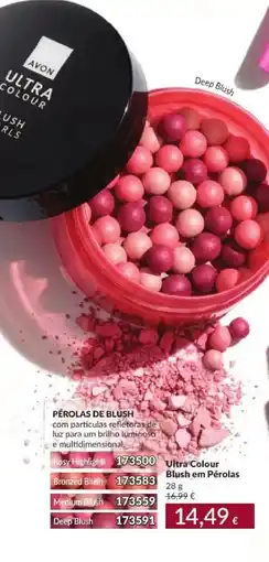 Avon Ultra Colour Blush em Pérolas promoção
