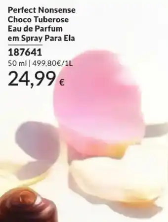 Avon perfect nonsense choco tuberose eau de parfum em spray para ela promoção