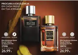 Avon elite gentleman quest eau de toilette em spray para ele promoção