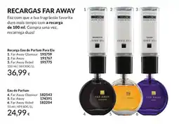Avon Recargas far away promoção