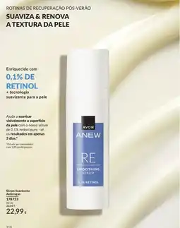 Avon Avon anew re smoothing serum promoção