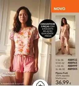 Avon Pijama Fruit promoção