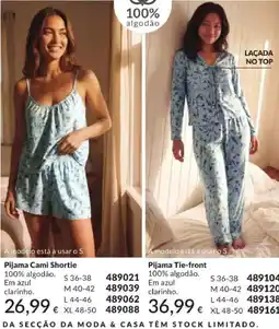 Avon Pijama Cami Shortie promoção