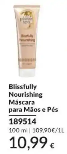Avon planet spa blissfully nourishing máscara para mãos e pés promoção