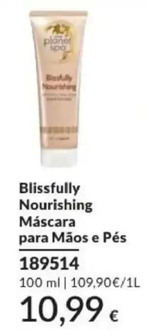 Avon planet spa blissfully nourishing máscara para mãos e pés promoção