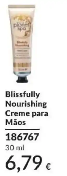Avon planet spa Blissfully Nourishing Creme para Mãos promoção