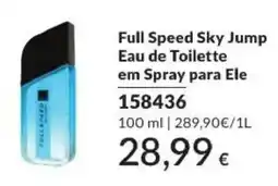 Avon full speed sky jump eau de toilette em spray para ele promoção